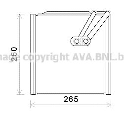AVA QUALITY COOLING hyv406 -  Испаритель, кондиционер